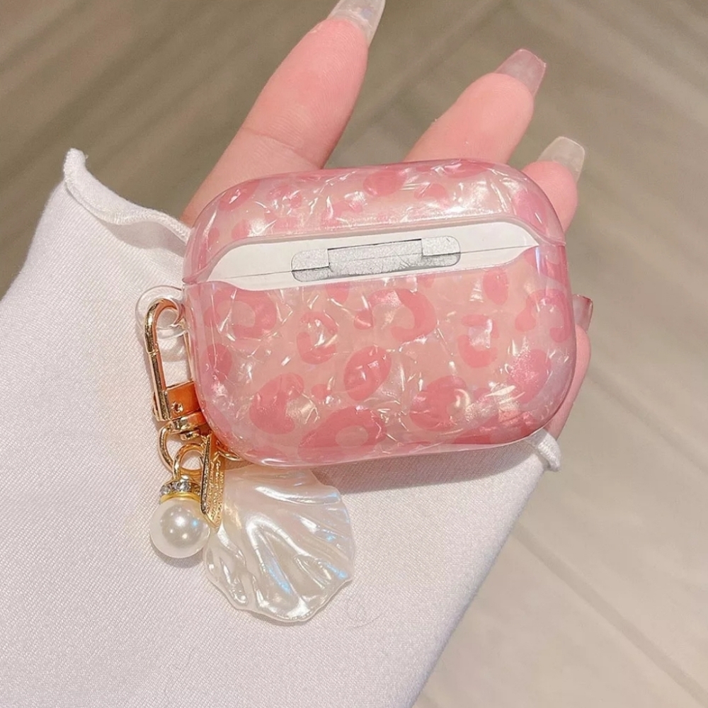 Airpods case Cover Airpods Pro Case Cover Airpods 3rd Gen Case Cover Pink Pearl - Picture 5 of 7